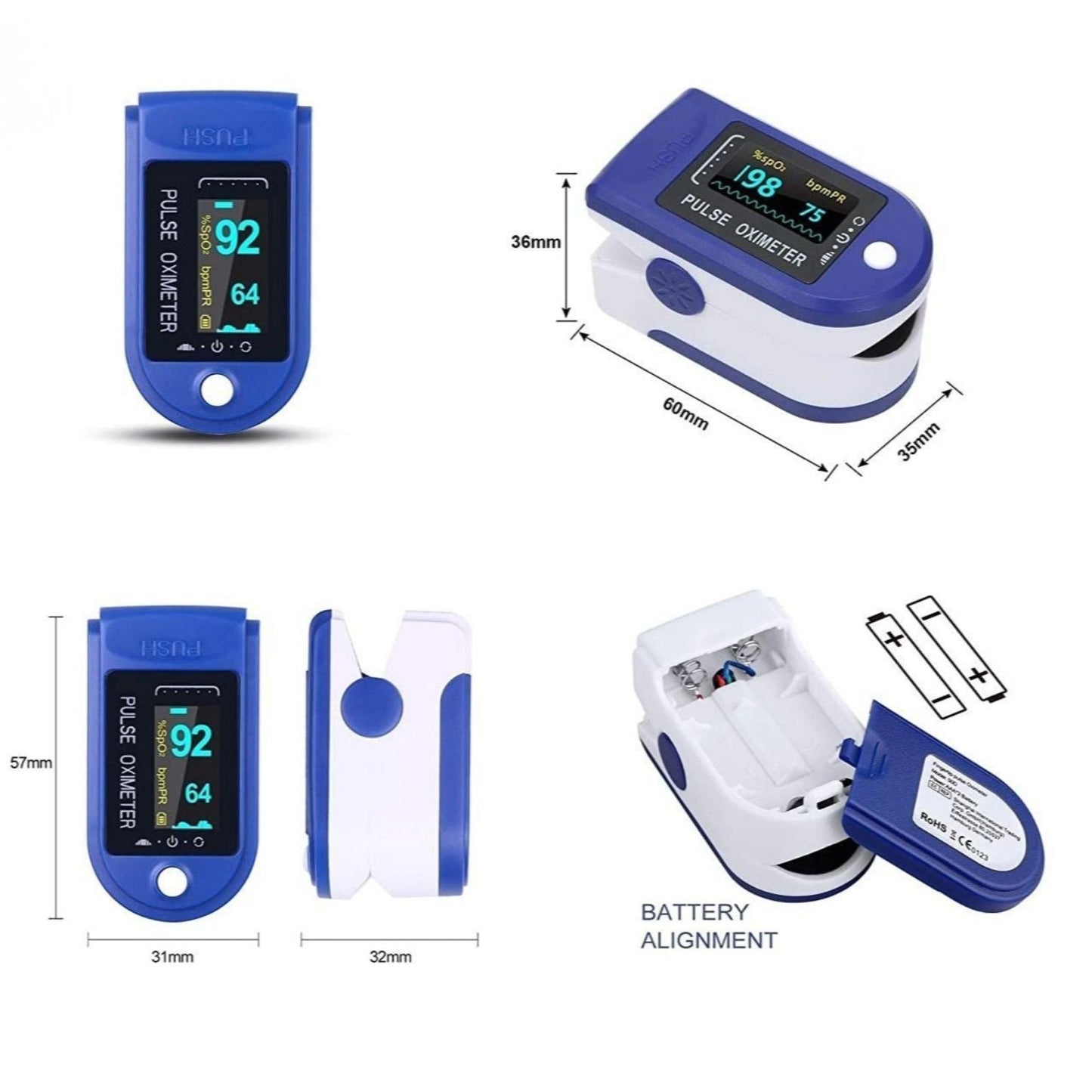 ⭐1+1 GRATIS Pulsni Oksimetar – Brza i Precizna Mjerenja Kod Kuće